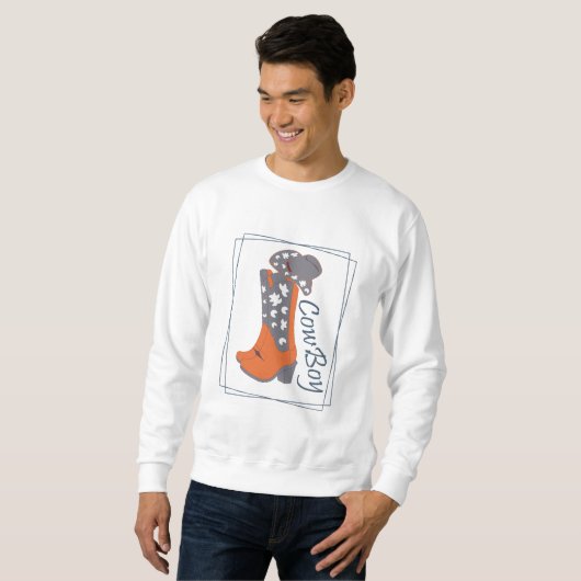 Cow boy sweatshirt (Vorne ganz)