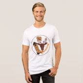 Cow boy Tri-Blend shirt (Vorderseite voll)