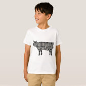 Cow Butcher Chart T-Shirt (Vorne ganz)