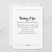 Cow Cat Beileid Card Feiertagskarte (Rückseite)