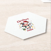 Cow Christmas Cutie Cows Christmas T-Shirt (7) Untersetzer (angewinkelt)