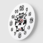 Cow Clock Große Wanduhr (Winkel)