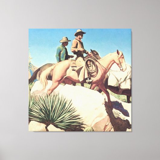 "Cow Country" von Maynard Dixon Leinwanddruck (Vorderseite)