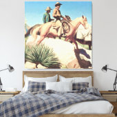 "Cow Country" von Maynard Dixon Leinwanddruck (Insitu (Schlafzimmer))