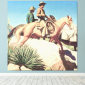 "Cow Country" von Maynard Dixon Leinwanddruck (Insitu (Holzboden))