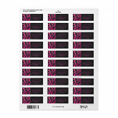 Cow Cow Hot Pink und Black Print (Vorne)