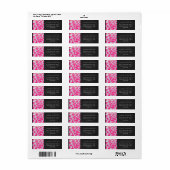 Cow Cow Hot Pink und White Print (Vorne)