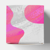 Cow Cow Hot Pink und White Print Geschenkschachtel (Oben)