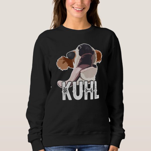 Cow Cow Kuhl Sunglasses Farmer Sweatshirt (Vorderseite)