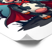 Cow Dracula erhebt sich Poster (Ecke)