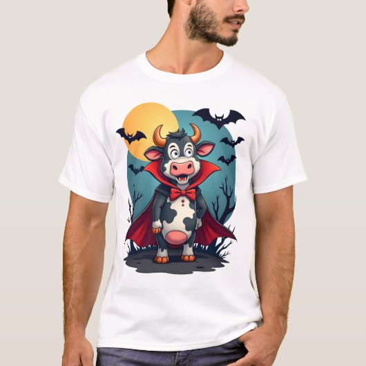 Cow Dracula Rises T-Shirt (Vorderseite)