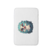 Cow Ghost Boo-levard Badematte (Vorderseite Vertikal)