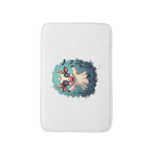 Cow Ghost Boo-levard Badematte (Vorderseite Vertikal)