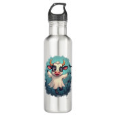 Cow Ghost Boo-levard Edelstahlflasche (Vorderseite)