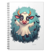 Cow Ghost Boo-levard Notizblock (Vorderseite)