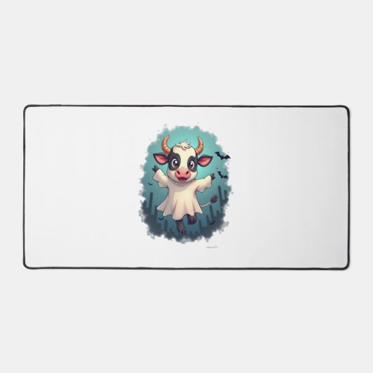 Cow Ghost Boo-levard Schreibtischunterlage (Vorderseite)