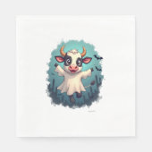 Cow Ghost Boo-levard Serviette (Vorderseite)