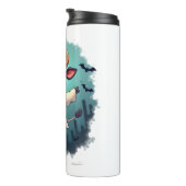 Cow Ghost Boo-levard Thermosbecher (Nach rechts gedreht)