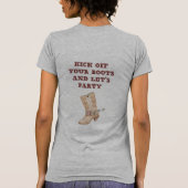 Cow Girl Bachelorette T-Shirt (Rückseite)