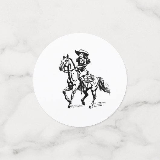 Cow Girl Konfetti (Klein Vorderseite)