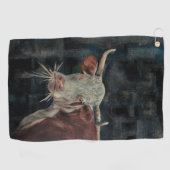 Cow! Golfhandtuch (Horizontal)