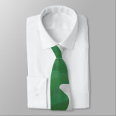 Cow Green und White Monogram Krawatte (Gebunden)