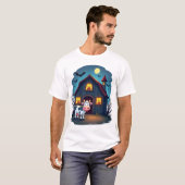 Cow & Haunted Barn T-Shirt (Vorne ganz)