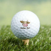 Cow Head Golf Balls Golfball (Insitu T-Shirt)