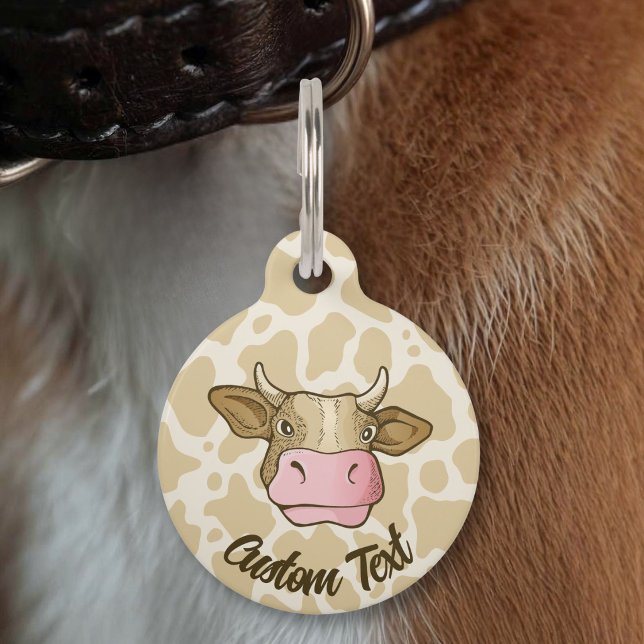 Cow Head Pet ID Tag Haustiermarke (Von Creator hochgeladen)
