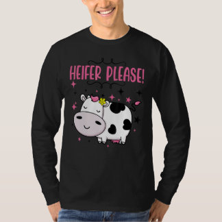 Cow  Heifer Please Baby Little Girl Outfit Kids To T-Shirt