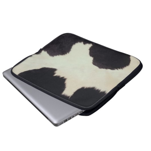 Cow Hide Laptopschutzhülle (Vorne Knopf)