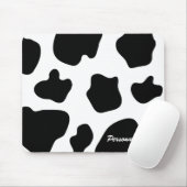Cow hide pattern mouse pad Funny animal | Print Mousepad (Mit Mouse)
