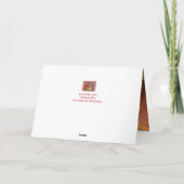 Cow Joke Happy Birthday Karte (Rückseite)