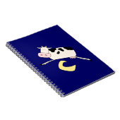 Cow Jumps Over Moon Notizblock (Rechte Seite)