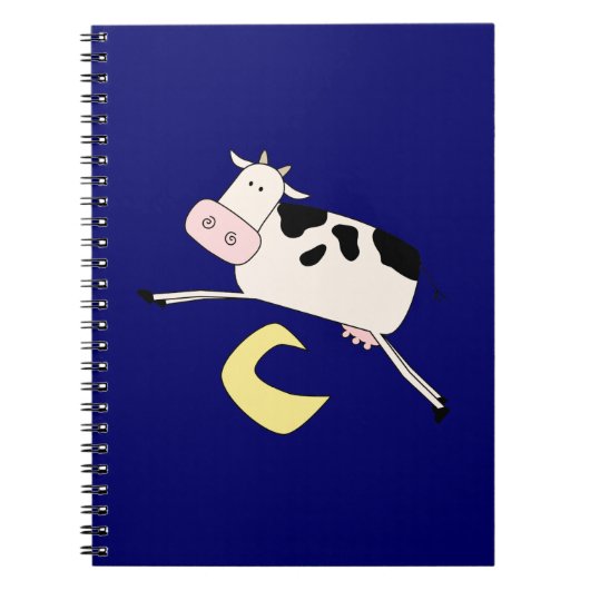 Cow Jumps Over Moon Notizblock (Vorderseite)