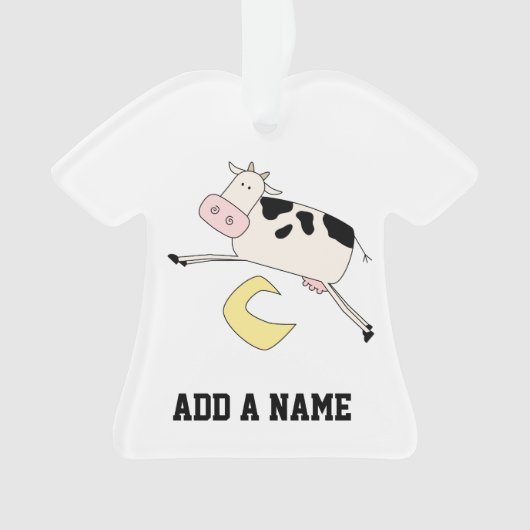 Cow Jumps Over Moon Ornament (Vorderseite)