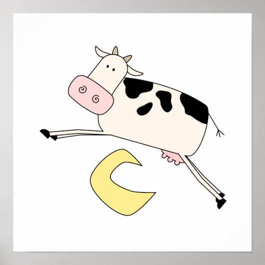 Cow Jumps Over Moon Poster (Vorne)