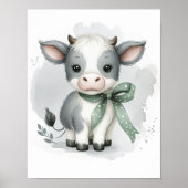 Cow Kinderzimmer Wall Art Poster (Vorne)
