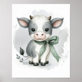 Cow Kinderzimmer Wall Art Poster