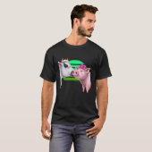 Cow kissing Pig T-Shirt (Vorne ganz)