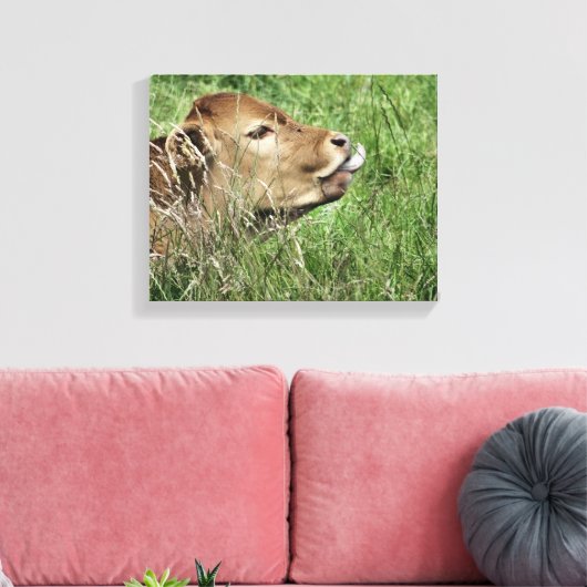COW LEINWANDDRUCK (Insitu (Wohnzimmer))