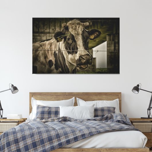 cow leinwanddruck (Insitu (Schlafzimmer))