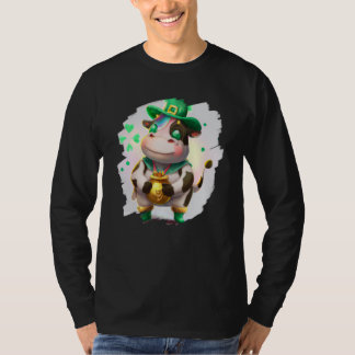 Cow Leprechaun Cows St Patricks Day  3 T-Shirt