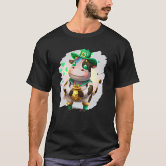 Cow Leprechaun Cows St Patricks Day  3 T-Shirt