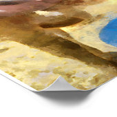 Cow Lick Painting Poster (Ecke)