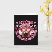 Cow Love You Till The Cows Come Home Karte (Gelbe Blume)