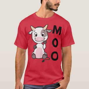 Cow Lover Country Life Bauer Animal Moo Baby Cow T-Shirt