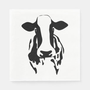 Cow Lover Country Life Farm Bauer Hochzeitkühe Serviette