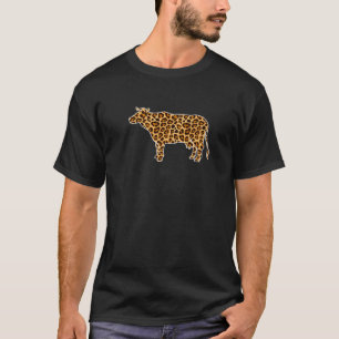 COW Lover Pet Animal Print Leopard Girls Mot T-Shirt