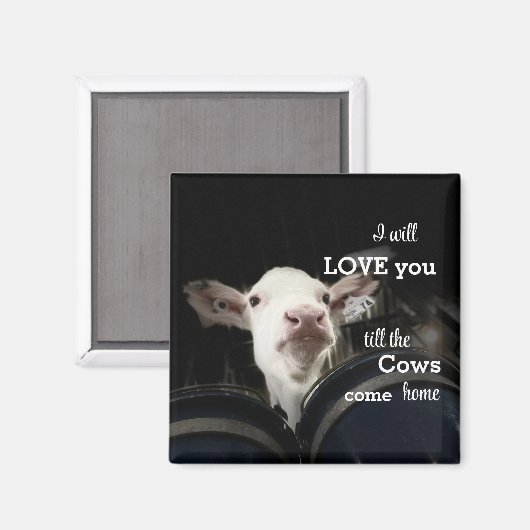 Cow Magnet (Vorderseite/Rückseite)